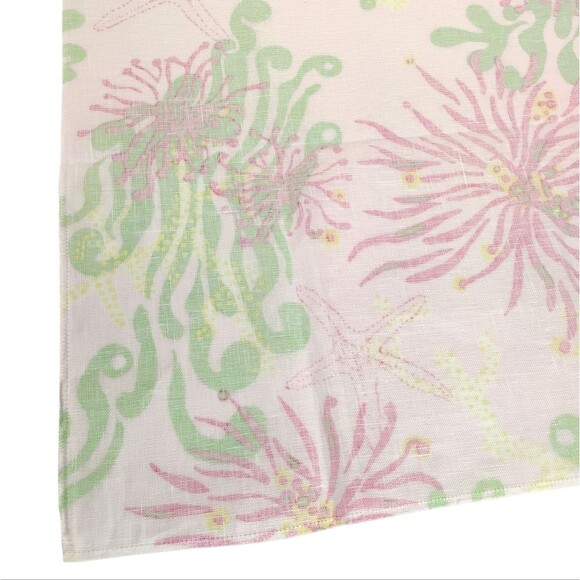 Lilly Pulitzer Bimini Lilly Pink fabric by Lee Jofa Linen Fabric Sample NWT - Picture 11 of 13